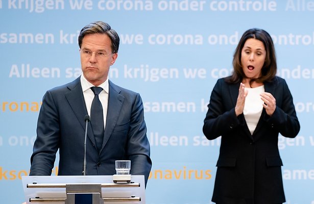 Mark Rutte en Irma Sluis